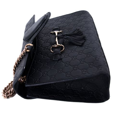 gucci guccissima black structured|gucci handbags.